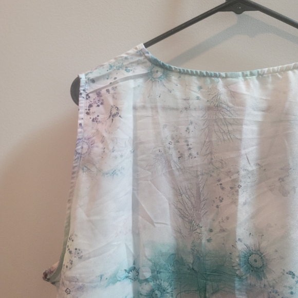 NWT Womens Floral Sleeveless 1X Lightweight OrderPlus - Picture 9 of 11